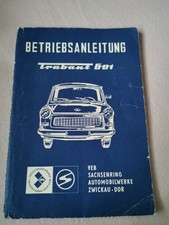 Betriebsanleitung Trabant 601