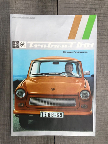 Prospekt trabant 601 neues - prospekt,