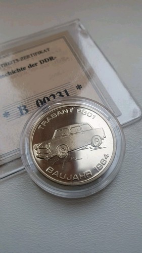 Medaille trabant 601 baujahr - medaille,