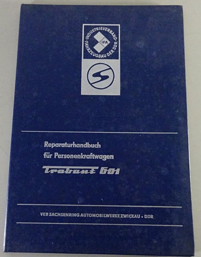 Werkstatthandbuch trabant 601 - werkstatthandbuch,