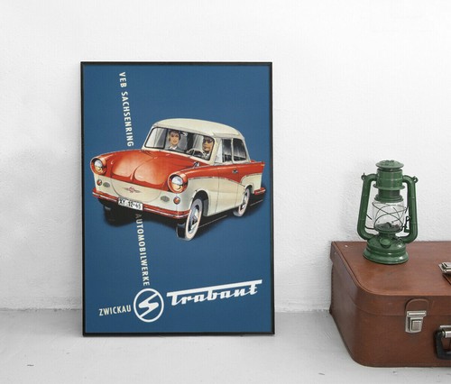 Trabant poster veb sachsenring - veb,