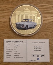 Medaille Trabant 601 S, 70mm