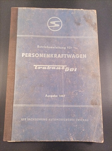 Betriebsanleitung trabant 601 - betriebsanleitung,