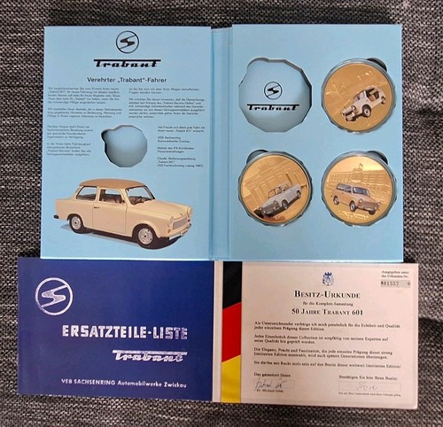 Medaille jahre trabant - medaille,