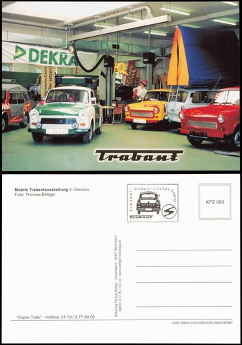 Ansichtskarte zwickau trabant - ansichtskarte,