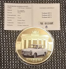 Sammlermünze Medaille Trabant
